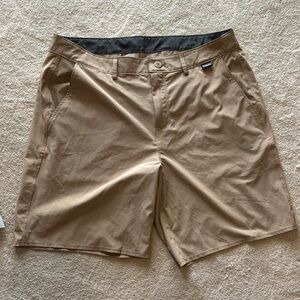 Patagonia Men's Tan Flat Front Shorts